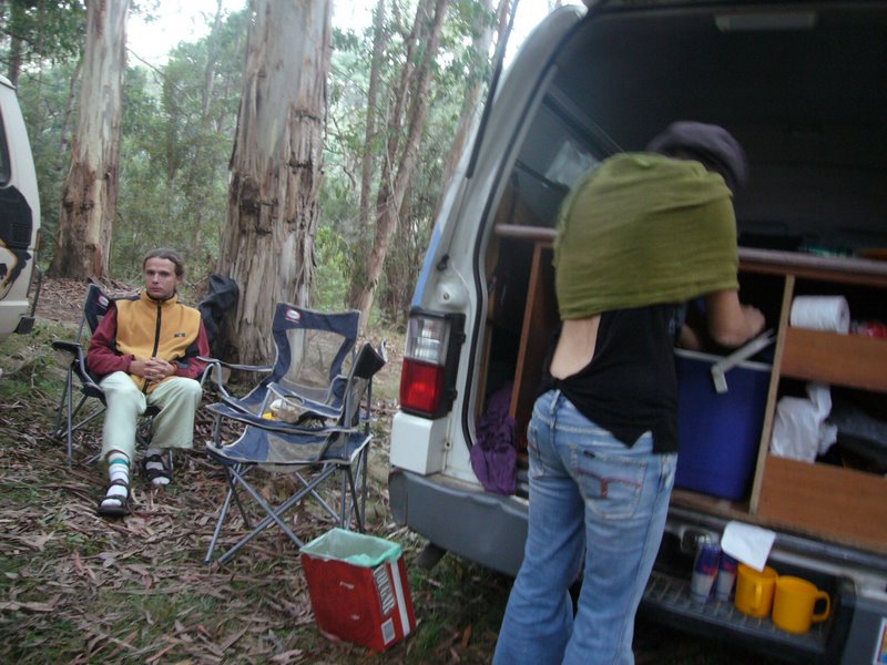 Dery & the 'campsite' next to the Basscamp doof